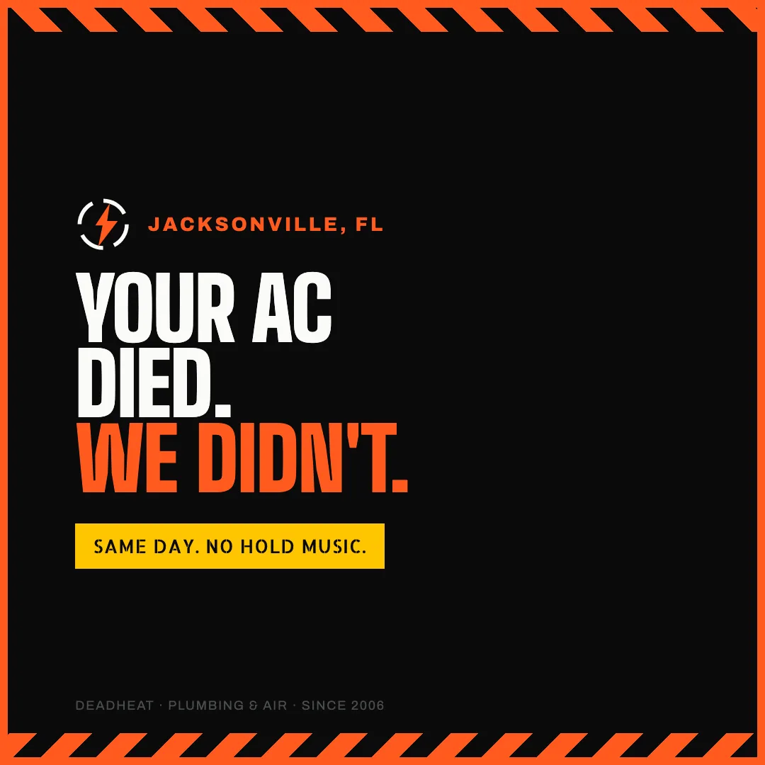 Deadheat paid social ad, Instagram feed size