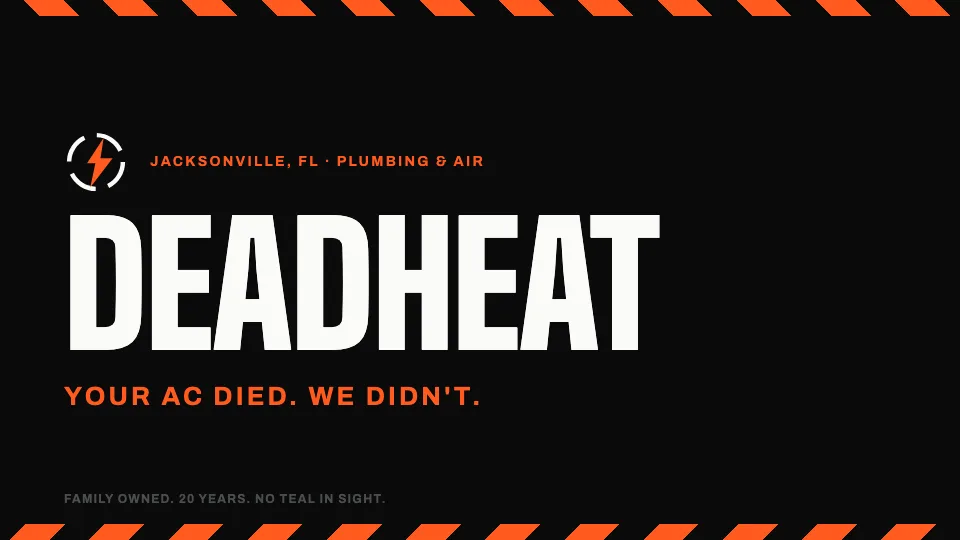 Deadheat website hero mockup